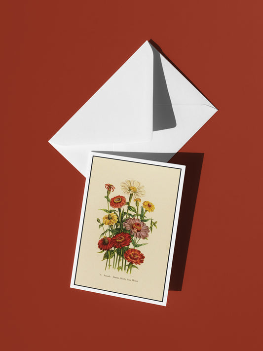 Wildflower Bouquet Botanical Notecard Set